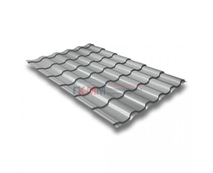 Металлочерепица кредо 0,45 RAL 9006 Полиэстер