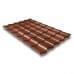 Металлочерепица кредо 0,45 Safari Twincolor Brown