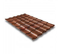 Металлочерепица кредо 0,45 Print Twincolor Cherry Wood Металлочерепица кредо 0,45 Print Twincolor Cherry Wood