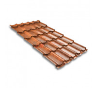 Металлочерепица квинта плюс 0,45 Safari Twincolor Orange Металлочерепица квинта плюс 0,45 Safari Twincolor Orange
