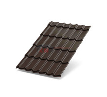 Металлочерепица Ламонтерра XL-0.5 RAL8017 Полиэстер