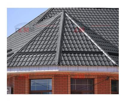 Металлочерепица Ламонтерра XL-0.5 RAL7024 Viking E