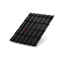 Металлочерепица Ламонтерра XL-0.5 RAL9005 PURMAN