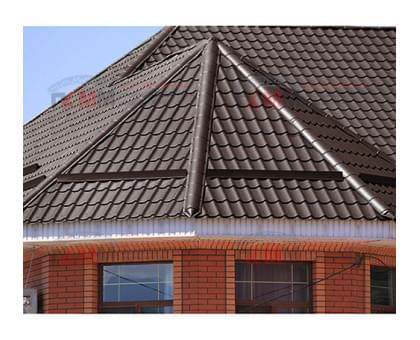 Металлочерепица Ламонтерра XL-0.5 RAL8017 Norman