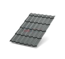Металлочерепица Макси-0,45 RAL7005 Полиэстер