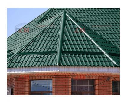 Металлочерепица Ламонтерра XL-0.5 RAL6005 PURMAN
