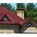 Металлочерепица Ламонтерра-0.45 RAL3011 Полиэстер