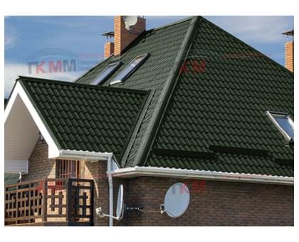 Металлочерепица Монтеррей-0,45 RAL6007 Viking. Металлочерепица Монтеррей-0,45 RAL6007 Viking.