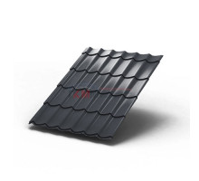 Металлочерепица Монтеррей-0,5 RAL7024 PURMAN