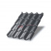 Металлочерепица Монтерроса-ML-0,5 RAL7024 Colorcoat Prisma