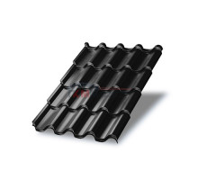 Металлочерепица Монтерроса-M-0,5 RAL9005 PURMAN