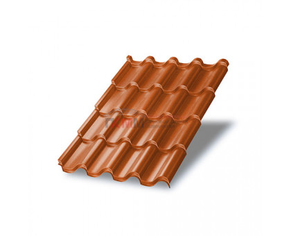 Металлочерепица Монтерроса-SL-0,5 CopperCopper AGNETA