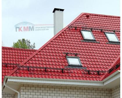 Металлочерепица Ламонтерра X-0.45 RAL3020 Полиэстер