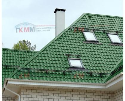 Металлочерепица Ламонтерра X-0.45 RAL6002 Полиэстер