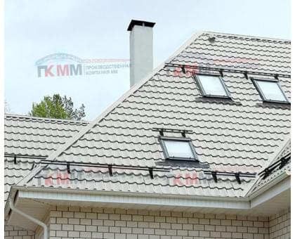 Металлочерепица Ламонтерра X-0.5 RAL7035 Полиэстер