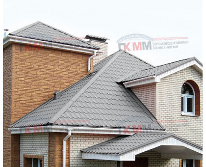 Металлочерепица Супермонтеррей-0,5 RAL7004 Norman Металлочерепица Супермонтеррей-0,5 RAL7004 Norman