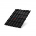 Металлочерепица Супермонтеррей-0,5 RAL9005 PURMAN