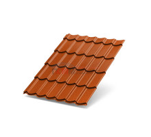 Металлочерепица Супермонтеррей-0,5 CopperCopper AGNETA