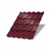 Металлочерепица Трамонтана-M-0,5 RAL3005 Colorcoat Prisma