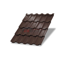 Металлочерепица Трамонтана-M-0,5 RAL8017 PURETAN