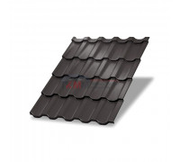 Металлочерепица Трамонтана-XL-0,5 RAL8019 Viking E