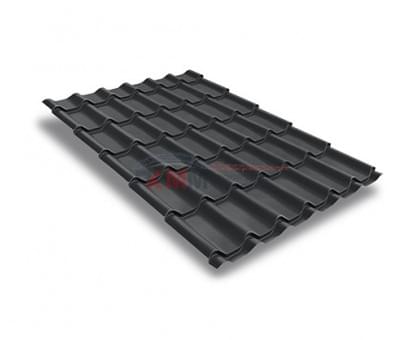 Металлочерепица модерн-0,45 RAL9004 Полиэстер