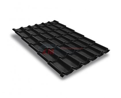 Металлочерепица модерн-0,45 RAL9005 Drap Металлочерепица модерн-0,45 RAL9005 Drap