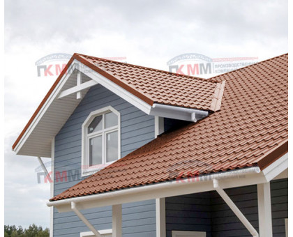 Металлочерепица классик-0,5 RAL8004 Velur20