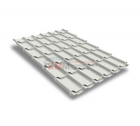 Металлочерепица классик плюс-0.5 RAL9002 Satin