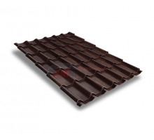 Металлочерепица классик плюс-0.45 Cherry Wood Print Twincolor