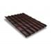 Металлочерепица классик плюс-0.45 Cherry Wood Print Twincolor