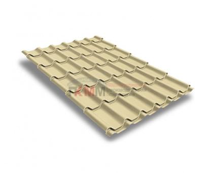 Металлочерепица модерн-0,5 RAL1014 Satin