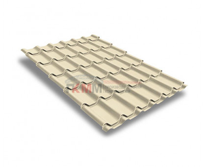Металлочерепица модерн-0,5 RAL1015 Satin
