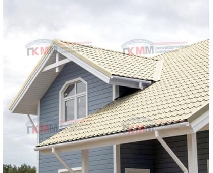 Металлочерепица классик-0,5 RAL1015 Satin