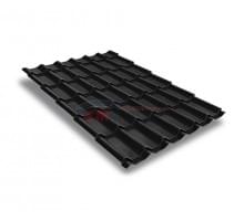 Металлочерепица классик-0,45 RAL9005 Drap