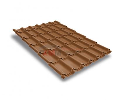 Металлочерепица классик плюс-0.5 Cuprum Steel Quarzit