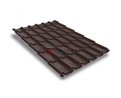 Металлочерепица модерн-0,5 RAL8017 Satin