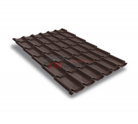 Металлочерепица классик-0,45 RAL8017 Drap Металлочерепица классик-0,45 RAL8017 Drap
