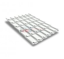 Металлочерепица классик плюс-0.5 RAL9003 Satin