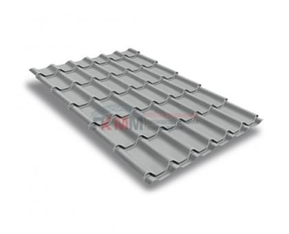 Металлочерепица модерн-0,45 RAL9006 Полиэстер