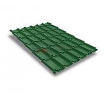 Металлочерепица классик-0,5 RAL6002 Satin