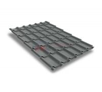 Металлочерепица классик плюс-0.5 RAL7005 Satin