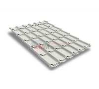 Металлочерепица модерн-0,5 RAL9002 Satin