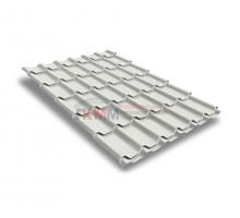 Металлочерепица классик-0,5 RAL9002 Satin