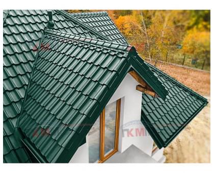 Металлочерепица квинта плюс c 3D резом 0,5 RAL6005 Velur20 Металлочерепица квинта плюс c 3D резом 0,5 RAL6005 Velur20