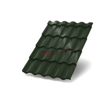 Металлочерепица Монтекристо-M-0,5 RAL6007 Viking E