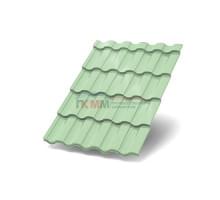 Металлочерепица Монтекристо-M-0,5 RAL6019 Norman