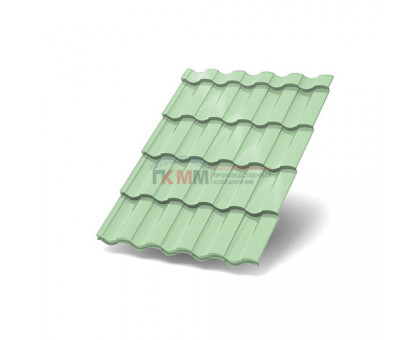 Металлочерепица Монтекристо-ML-0,5 RAL6019 Norman