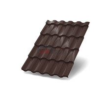 Металлочерепица Монтекристо-M-0,5 RAL8017 PURETAN