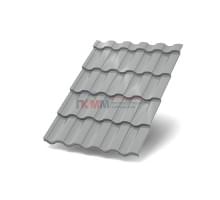 Металлочерепица Монтекристо-M-0,5 RAL9006 Norman